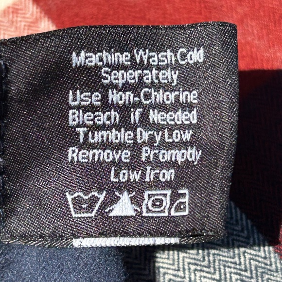 NWOT WORK ‘N SPORT sXL men’s flannel Super thick, soft flannel w/rust/navy plaid - Picture 5 of 5